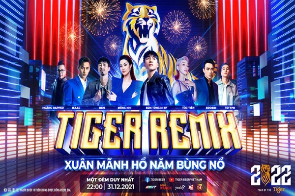 Dàn sao tụ hội đại nhạc hội thực tế ảo Tiger Remix 2022