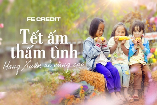 Fe Credit khởi động dự án mang Tết ấm đến bà con Điện Biên