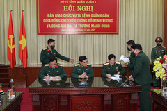 Đại tá Trương Mạnh Dũng giữ chức Tư lệnh Quân đoàn 1