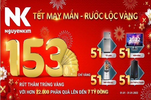 Nguyễn Kim tung chương trình giảm giá đón Xuân