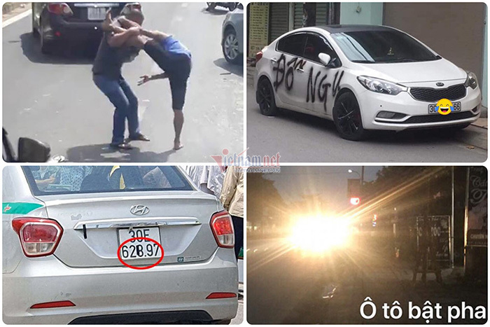 Nhìn lại những hành vi 'xấu xí' của tài xế Việt trong năm 2021