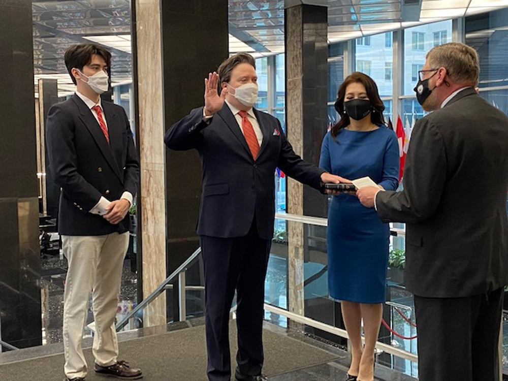 Tân Đại sứ Mỹ tại Việt Nam tuyên thệ nhậm chức