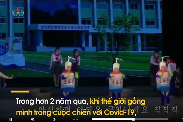 Thông điệp chống dịch Covid-19 siêu dễ thương của Triều Tiên