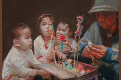 'Vẽ gì cũng là tự hoạ' của Trịnh Lữ