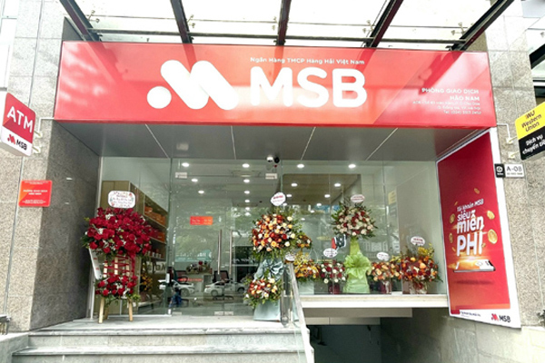 MSB đổi tên, chuyển địa điểm hoạt động phòng giao dịch Ô Chợ Dừa