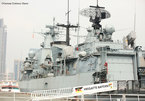Hình ảnh chiến hạm Đức cập cảng Nhà Rồng