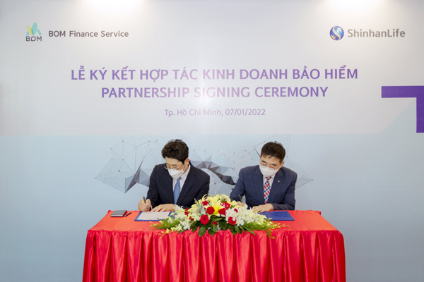 Shinhan Life Việt Nam bắt tay BOM Finance kinh doanh bảo hiểm