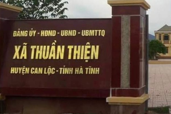 Kỷ luật cảnh cáo, giáng chức bí thư và chủ tịch xã ở Hà Tĩnh