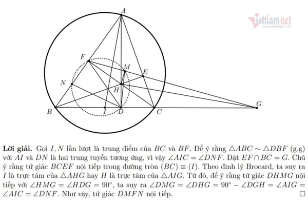 Gợi ý giải đề thi chọn đội tuyển Toán lớp 12 Hà Nội năm học 2021-2022
