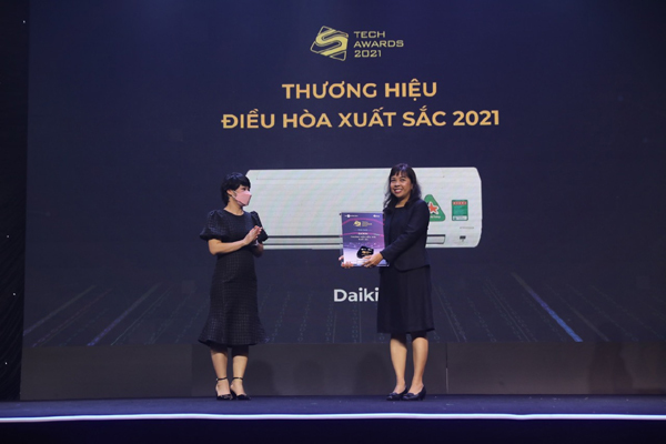 Daikin ba năm liên tiếp là thương hiệu điều hòa xuất sắc Tech Awards