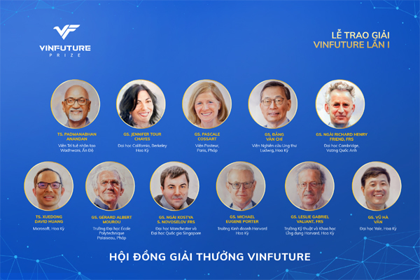 Nhiều nhà khoa học lớn quy tụ Tuần lễ trao giải VinFuture