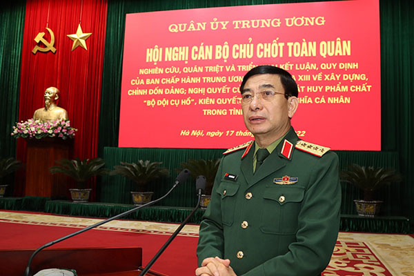 Quân ủy Trung ương tổ chức hội nghị cán bộ chủ chốt toàn quân