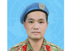 Trung tá Đỗ Anh hy sinh khi làm nhiệm vụ gìn giữ hòa bình Liên Hợp Quốc