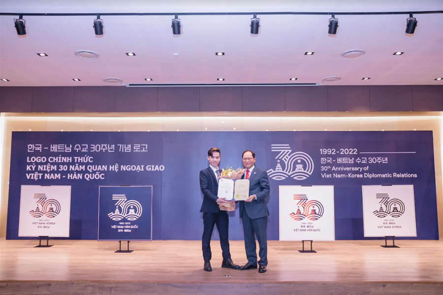 Công bố logo chính thức kỷ niệm 30 năm thiết lập quan hệ Việt-Hàn