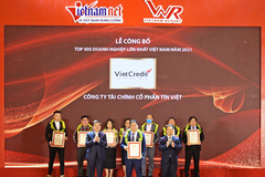 VietCredit vàoTop 500 ‘Doanh nghiệp lớn nhất Việt Nam 2021’