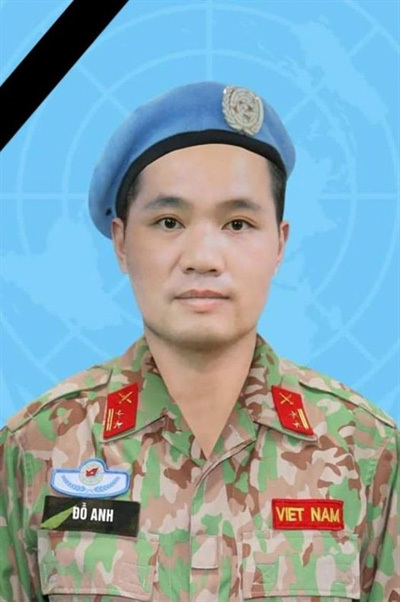 Vietnam UN peacekeeping officer dies on duty