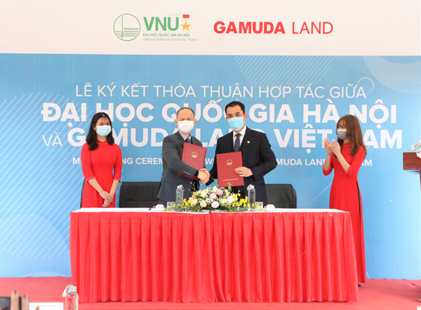 Gamuda Land hợp tác ĐH Quốc gia Hà Nội phát triển đô thị đại học xanh, thông minh