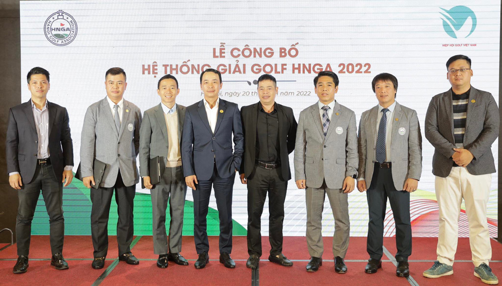 Hội golf TP Hà Nội công bố các giải đấu năm 2022