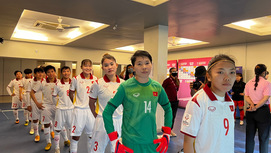 Nữ Việt Nam 0-2 nữ Hàn Quốc: Nỗ lực tìm bàn gỡ