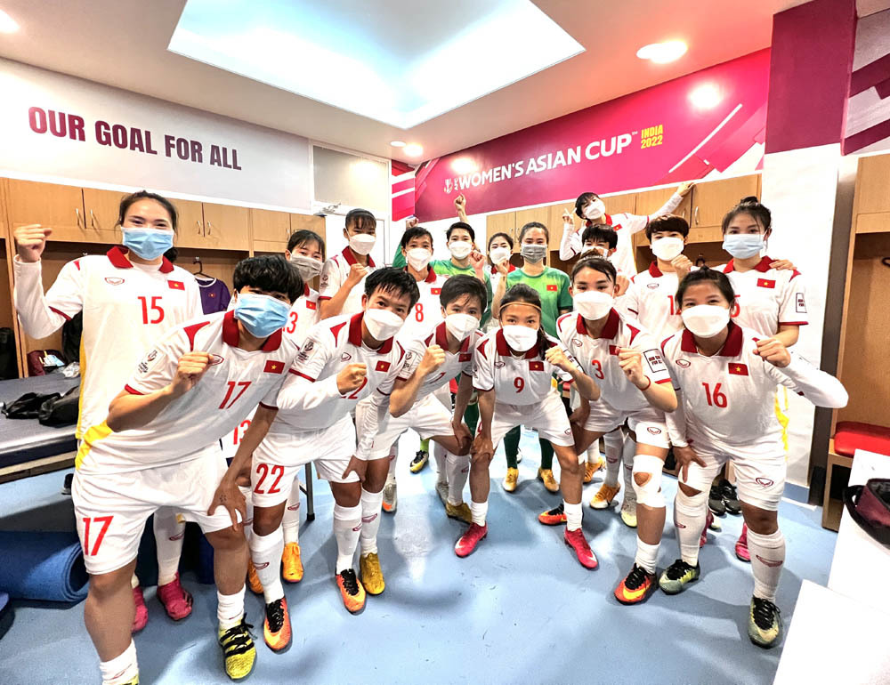 Tuyển nữ Việt Nam cơ hội đi tiếp thế nào Asian Cup 2022