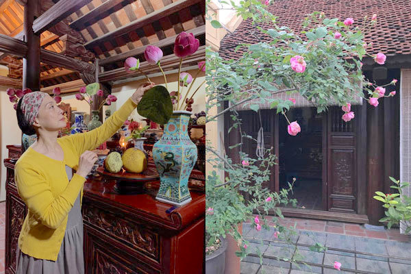 Không gian sống tinh tế ở Tây Hồ của NSND Lê Khanh