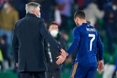 HLV Ancelotti tuyên bố nóng tương lai Hazard ở Real Madrid