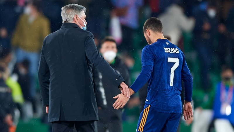 HLV Ancelotti tuyên bố nóng tương lai Hazard ở Real Madrid