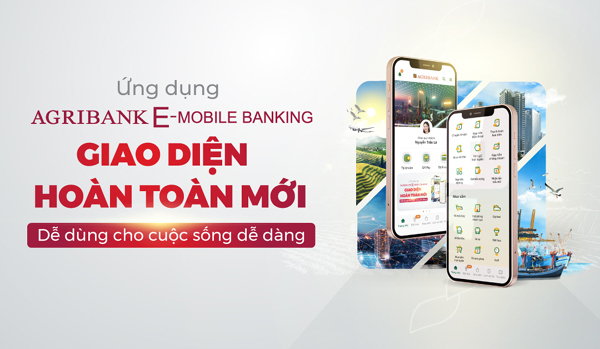 Thêm nhiều tiện ích trên Agribank E-Mobile Banking phiên bản mới