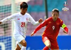 Huỳnh Như xoay compa biến hậu vệ Myanmar thành cầu thủ học việc