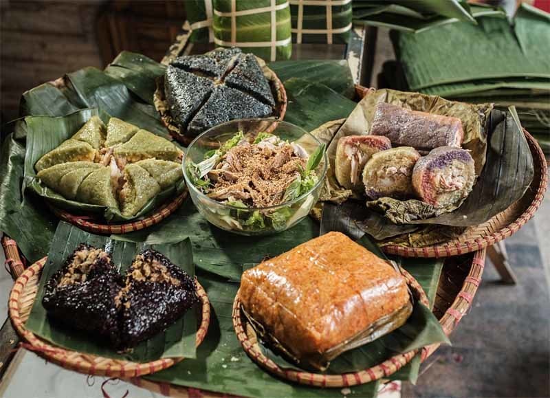 Bất ngờ với những loại bánh chưng độc lạ ở Việt Nam