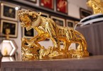 Gold plated tigers hit souvenir shops in Hanoi