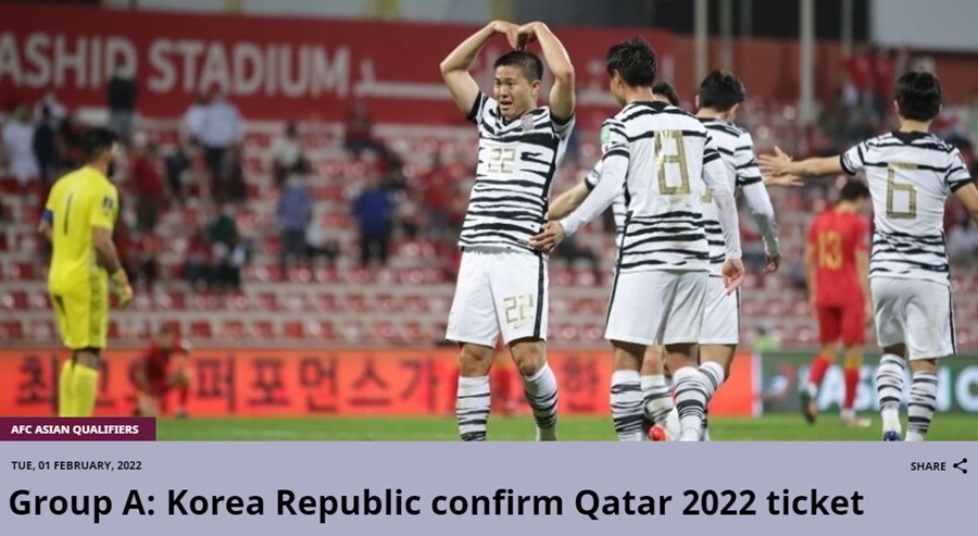Đả bại Syria, Hàn Quốc đoạt vé dự World Cup 2022