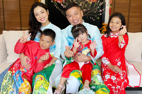 Jennifer Phạm cùng chồng đại gia và 3 con đón Tết ở Phú Quốc
