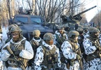 Hình ảnh lính Ukraina tập trận được Mỹ 'trang bị tận răng'