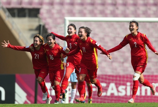 Tuyển nữ Việt Nam lần đầu tiên giành vé dự World Cup