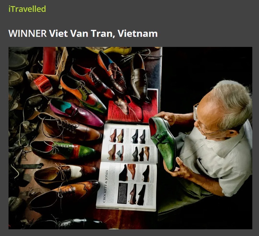 Ảnh nghệ nhân Việt làm giày cho Hoàng gia Campuchia giành giải nhất cuộc thi quốc tế
