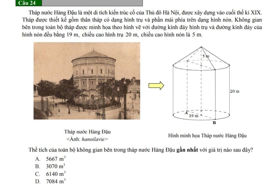 Đề tham khảo thi đánh giá năng lực của ĐH Quốc gia Hà Nội