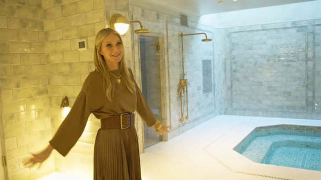 Khám phá dinh thự của Gwyneth Paltrow, có spa lộng lẫy như của vua chúa