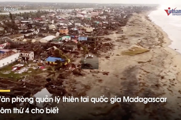 Cảnh hoang tàn ở Madagascar sau siêu bão