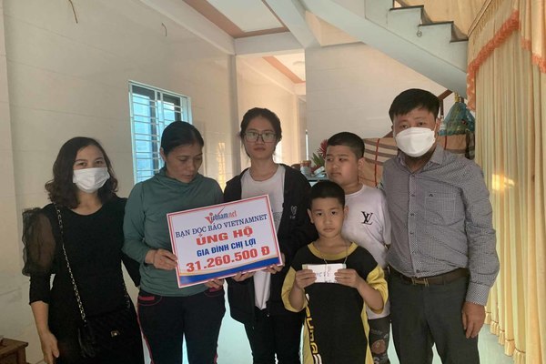 4 đứa trẻ mồ côi bố ở Hà Tĩnh được ủng hộ 31 triệu đồng