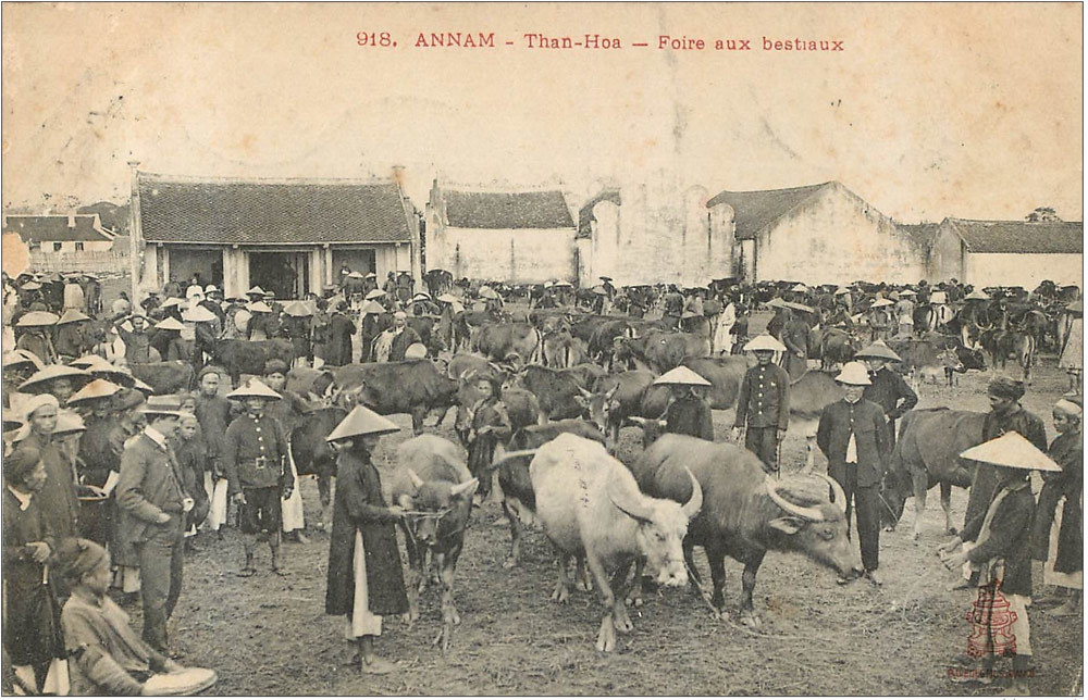 Ấn tượng chợ Việt Nam xưa qua những bức ảnh đen trắng