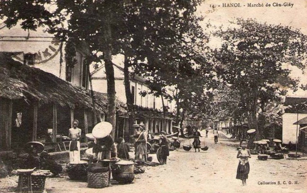 Ấn tượng chợ Việt Nam xưa qua những bức ảnh đen trắng