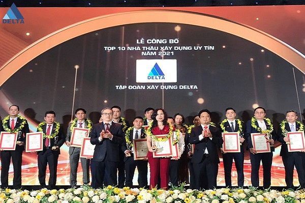Nhà thầu xây dựng DELTA Group nâng tầm giá trị với loạt giải thưởng lớn 2021