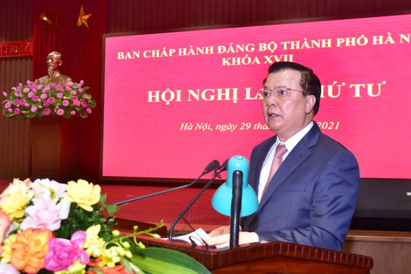 Phát biểu khai mạc hội nghị lần thứ 4 BCH Đảng bộ TP khóa XVII của Bí thư Hà Nội
