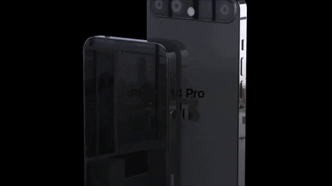 See the iPhone 14 Pro model with a 'strange' camera design