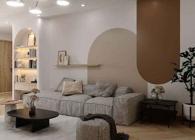 Mẹo sử dụng màu nhạt cho căn hộ chung cư rộng hơn nhưng không đơn điệu