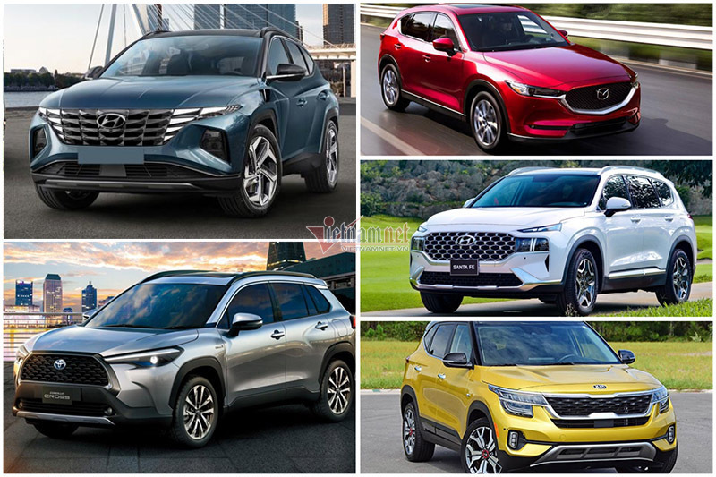 Top 5 xe đa dụng tháng 1/2022: Hyundai Tucson ngược dòng