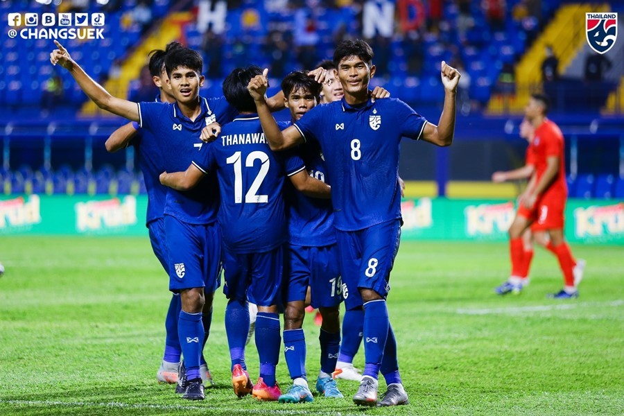 Ngược dòng hạ Singapore, U23 Thái Lan tuyên chiến U23 Việt Nam