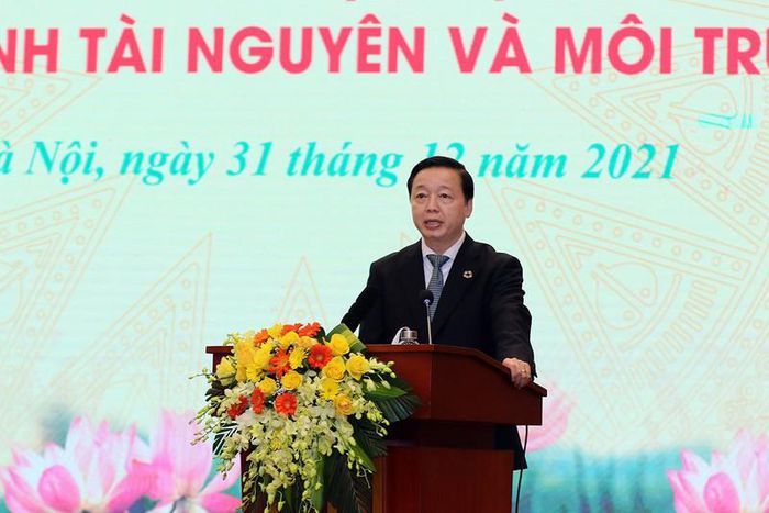 Phát biểu của Bộ trưởng Trần Hồng Hà tại Hội nghị Tổng kết công tác năm 2021 và triển khai nhiệm vụ năm 2022