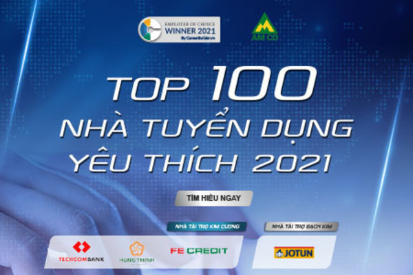 Careerbuilder công bố Top 100 Nhà tuyển dụng được yêu thích năm 2021